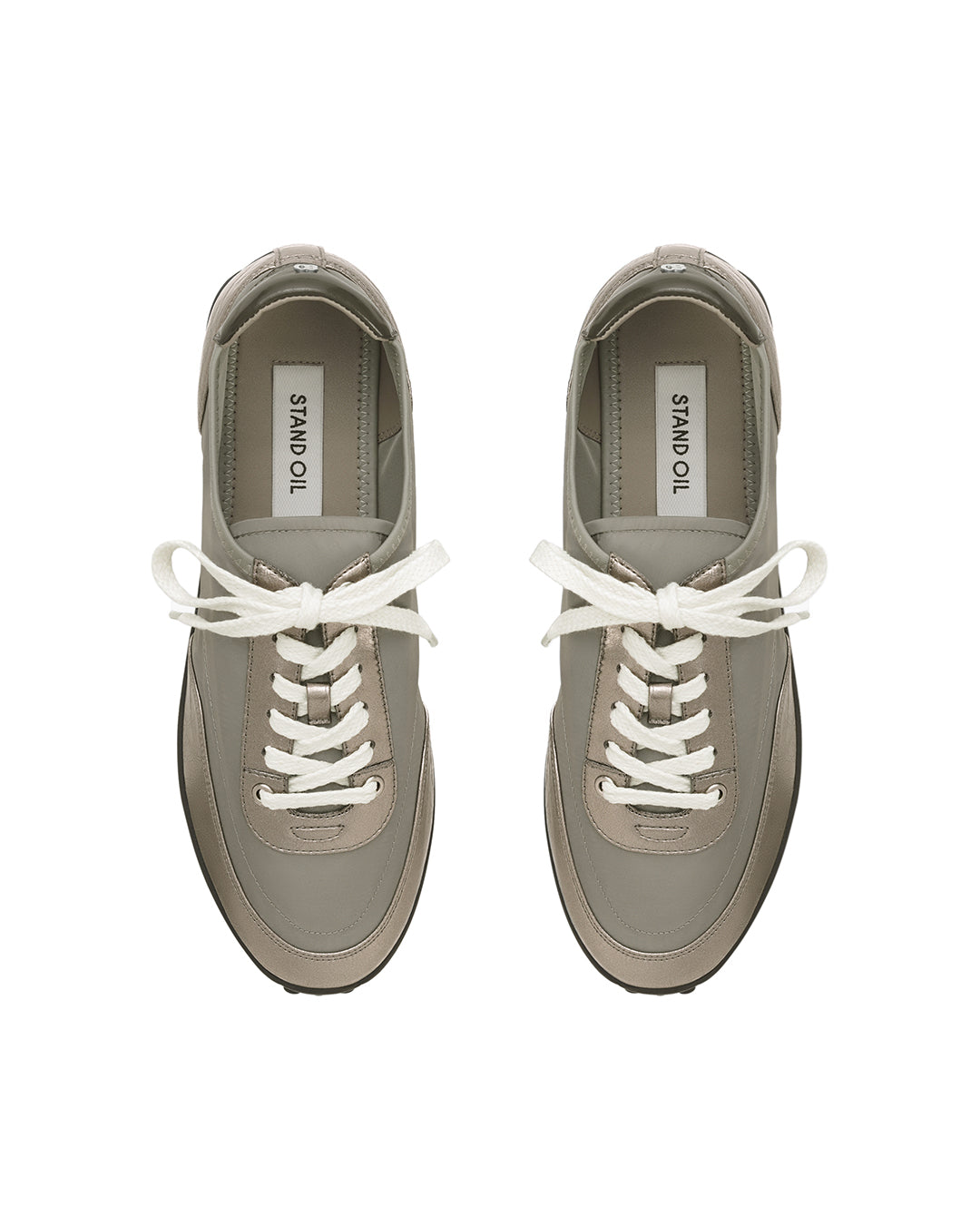 Sophie Flat Sneakers  / Metallic Gray