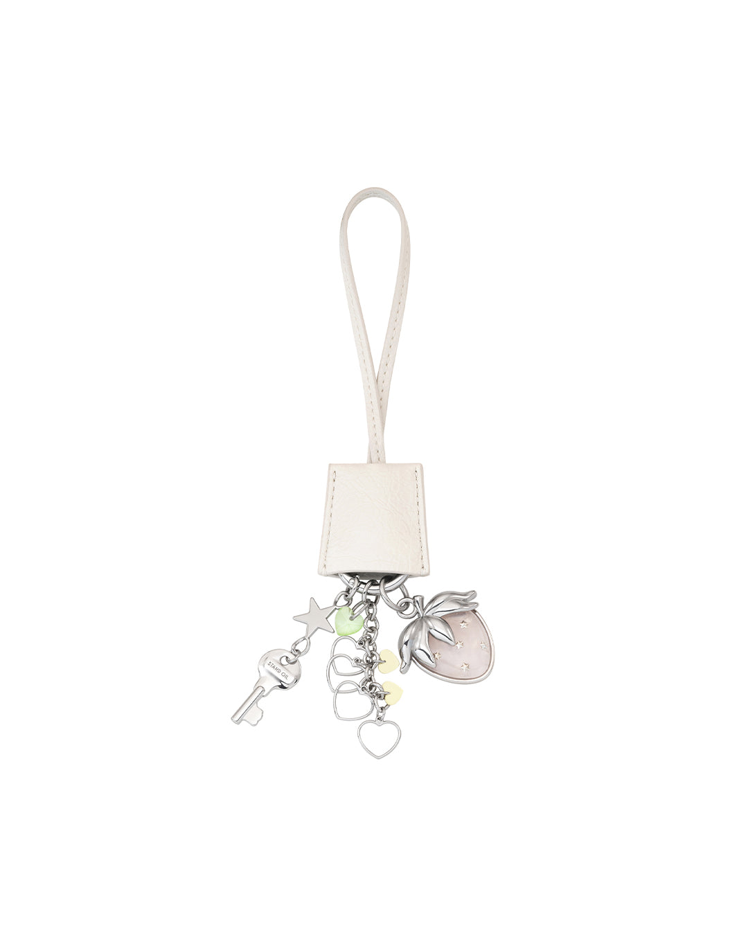 Pop Mix Keyring / Misty White