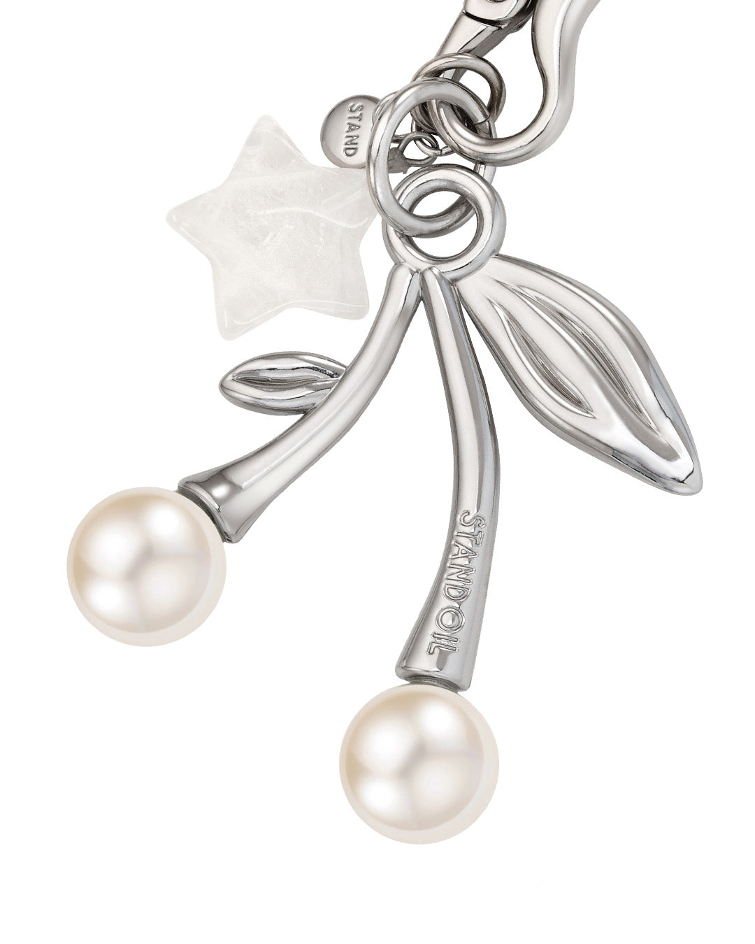 Cherry Pearl Keyring
