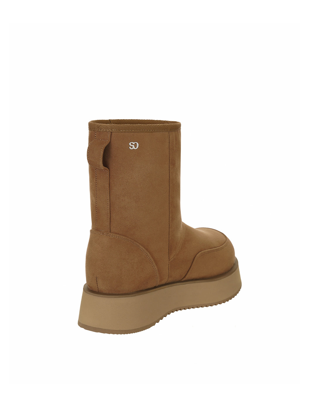 Hatched Winter Boots / Camel