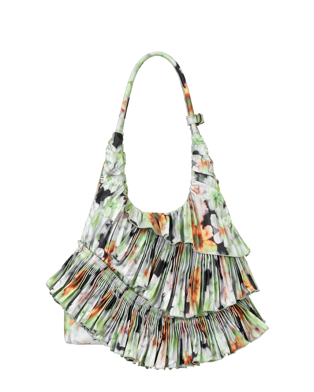 Cloud Ringo Bag / Orange Blur Floral