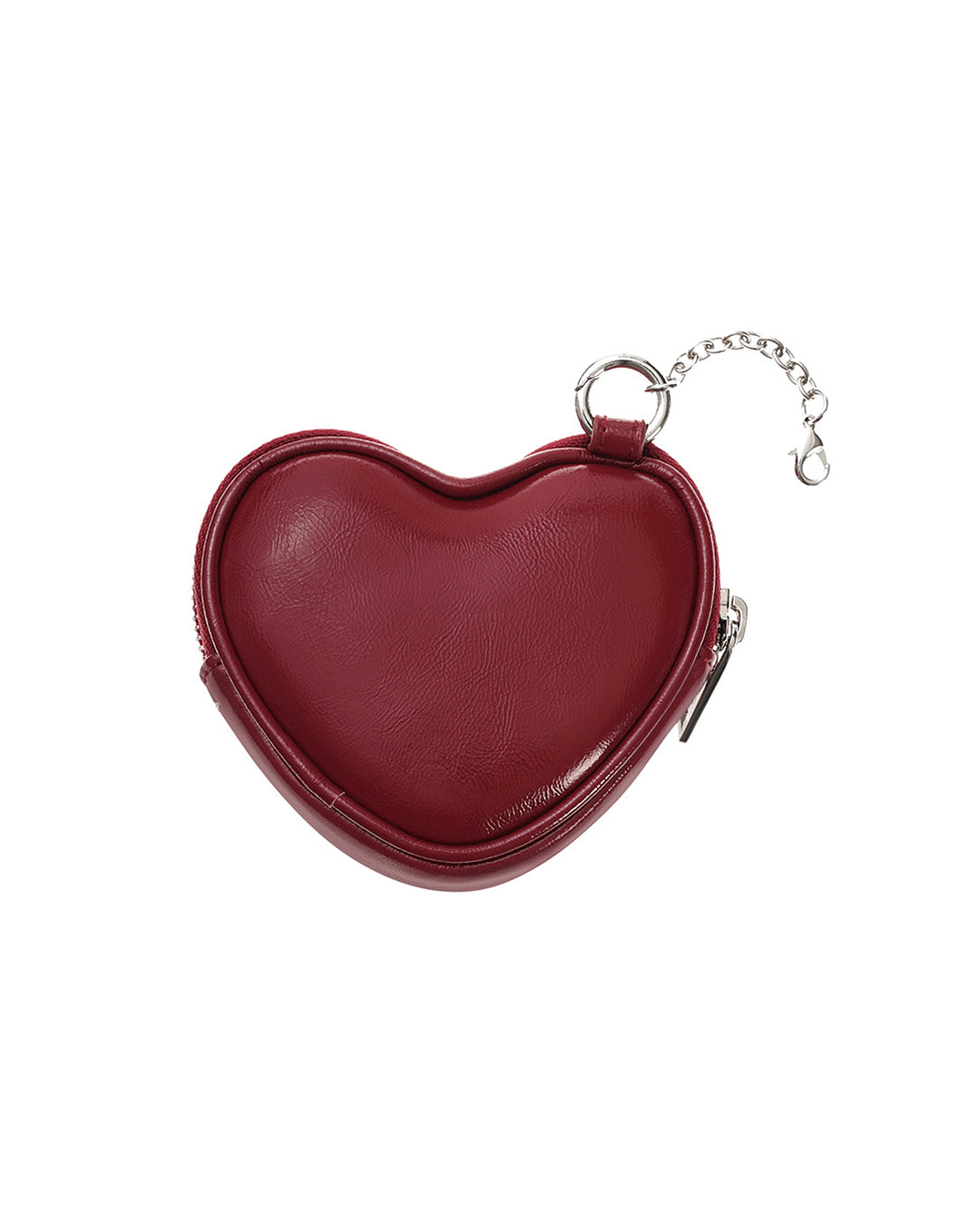Heart Pods Keyring / Red Wine
