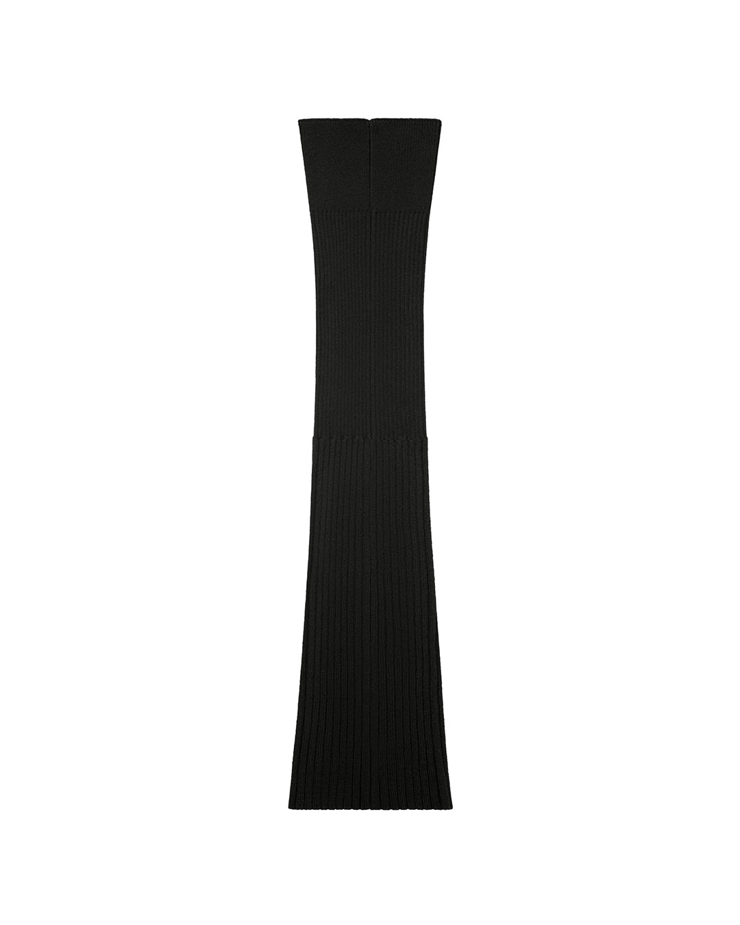 Snap Knit Leg Warmer / Black
