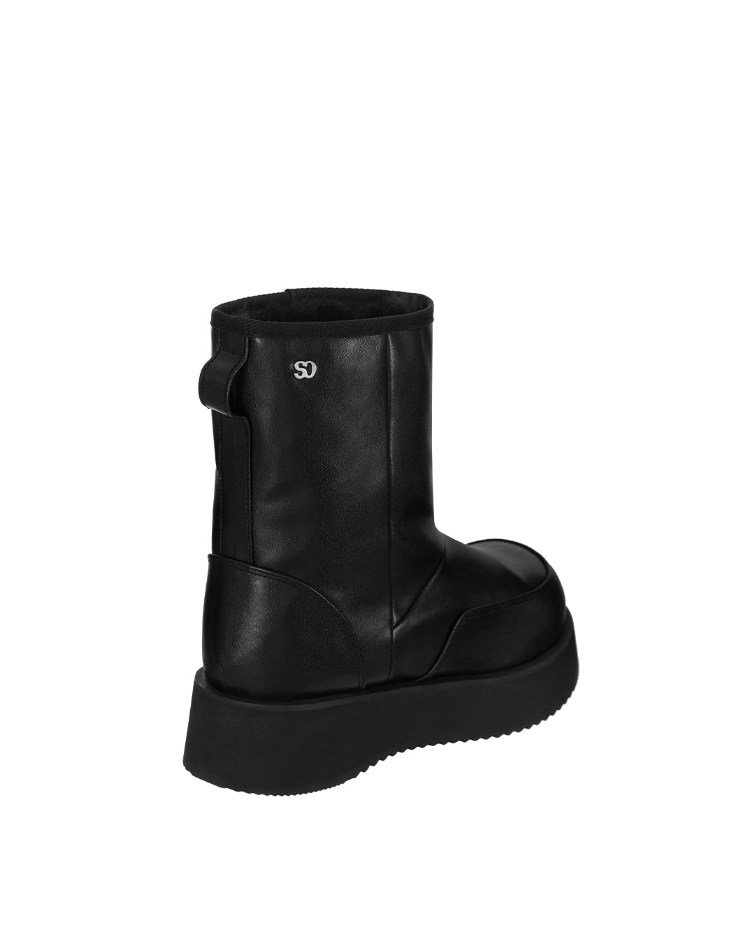 Hatched Winter Boots / Black