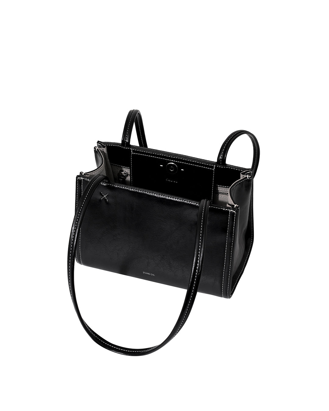 Oblong Bag Tiny / Stitch Black