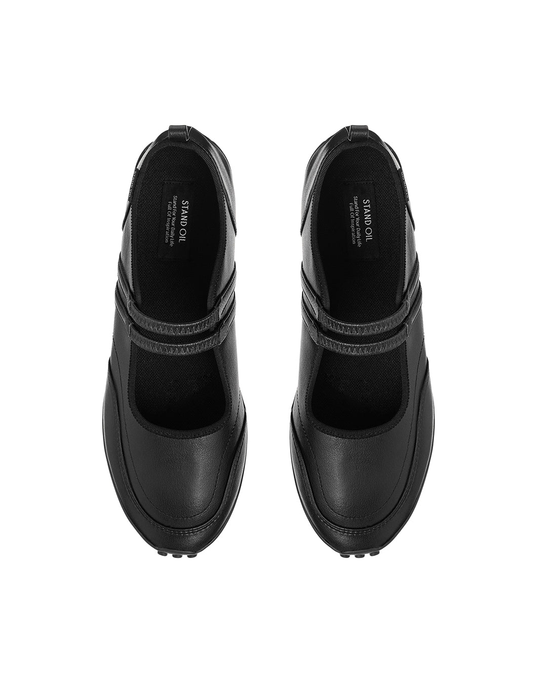 Strap Mary Jane Sneakers / Black
