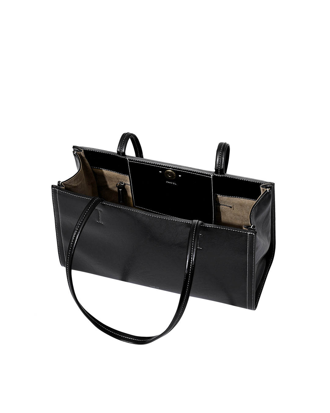 Oblong Bag / Stitch Black
