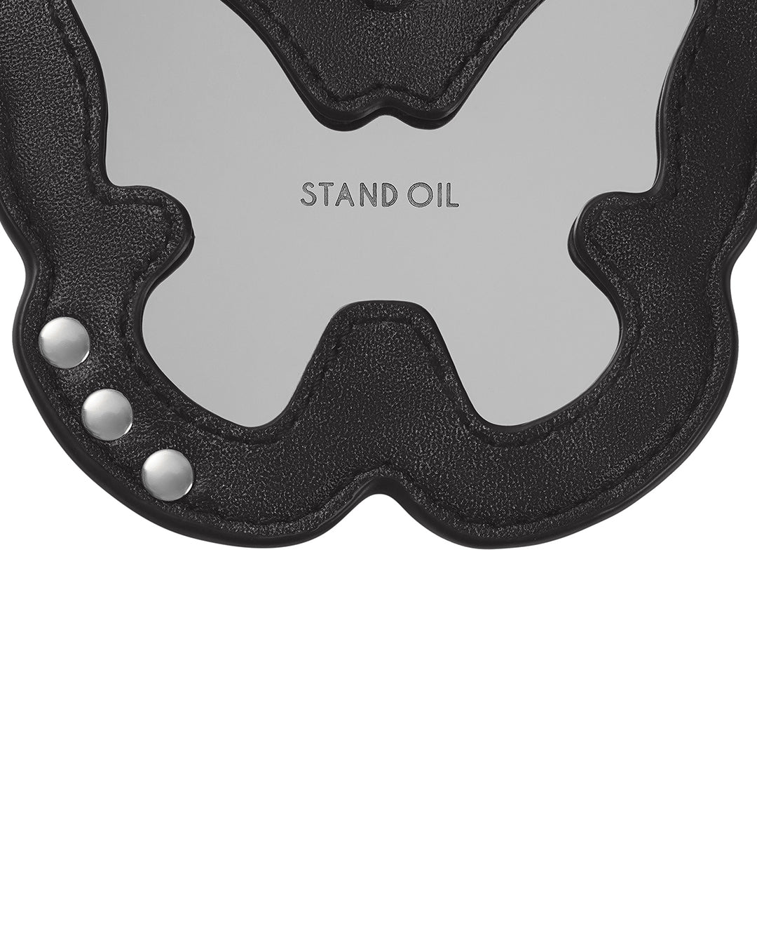 Fleeting Mirror Keyring / Black