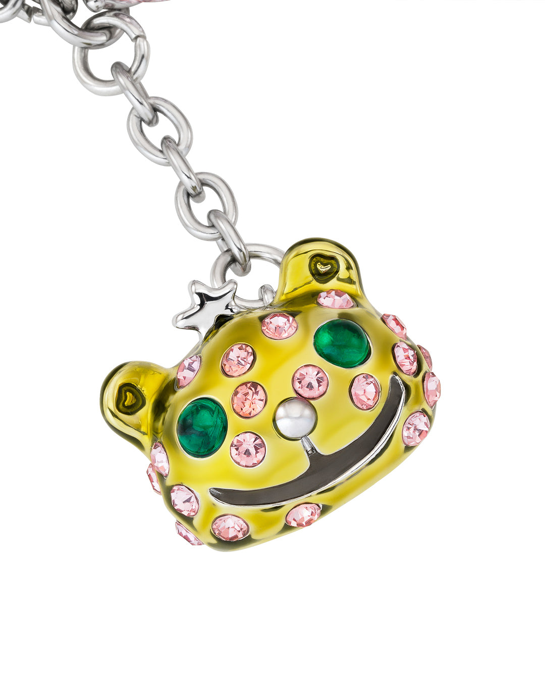 Princess Bear Keyring / Silver