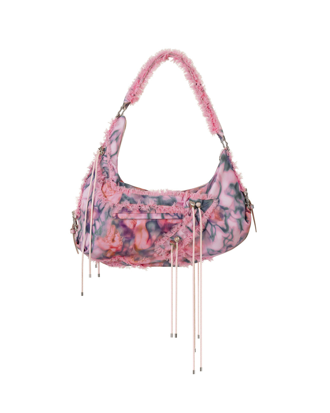Star Mushy Bag / Pink Barbed Floral