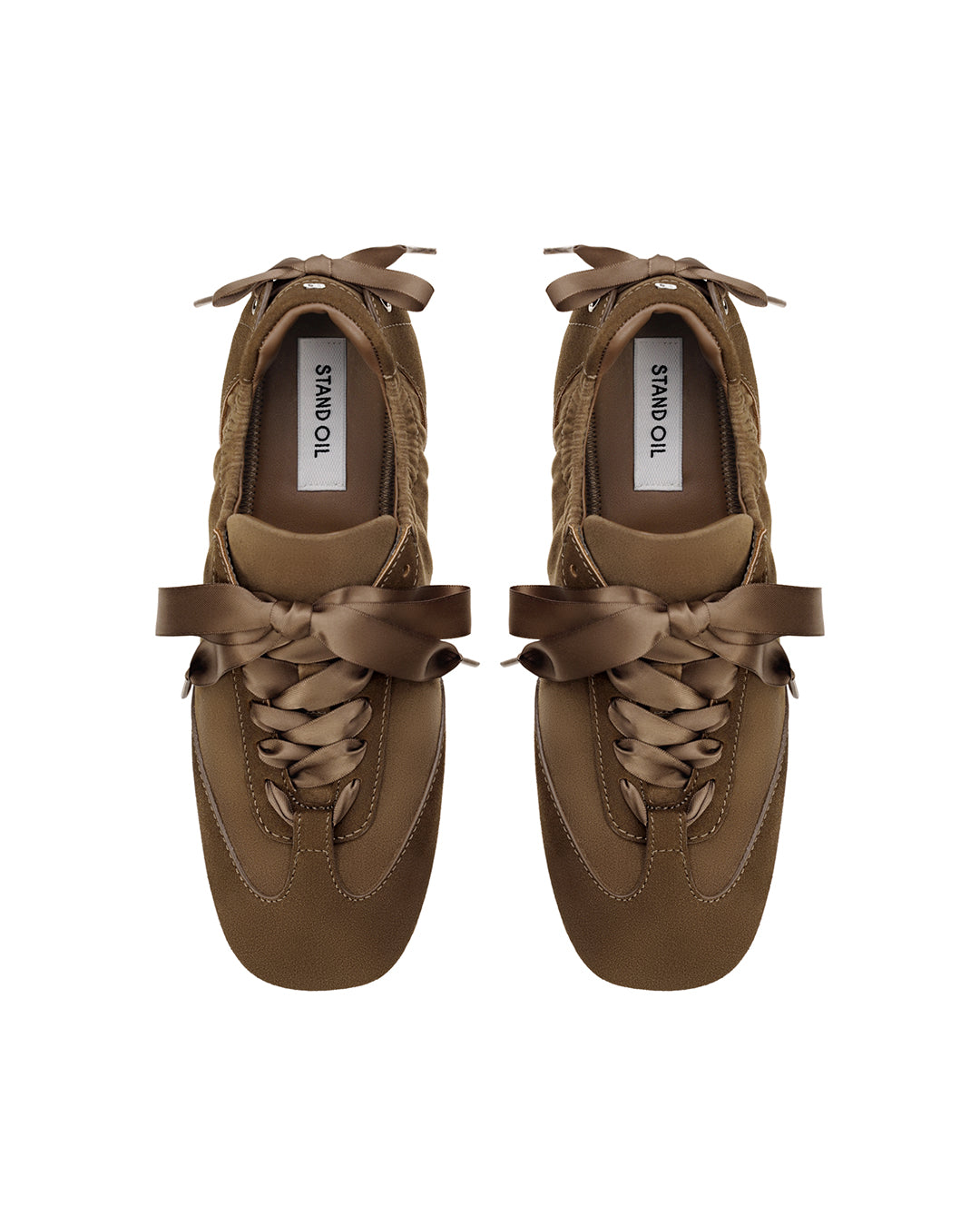 Double Tied Sneakers / Camel