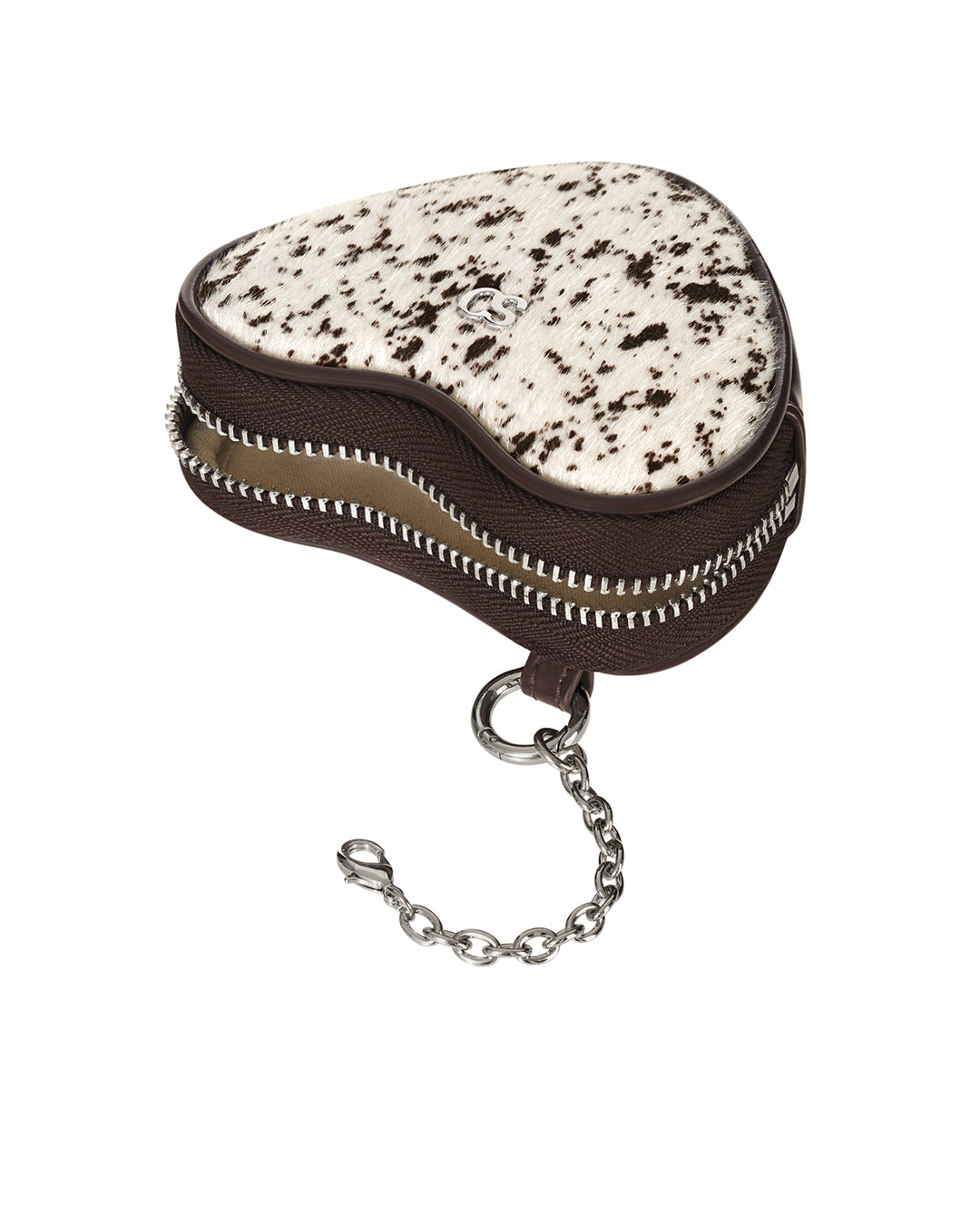 Heart Pods Keyring / Hairy Marron
