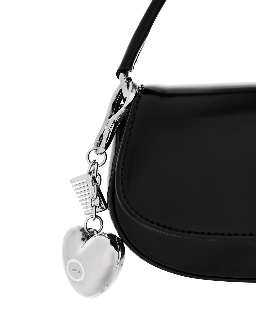 Mirror Heart Keyring