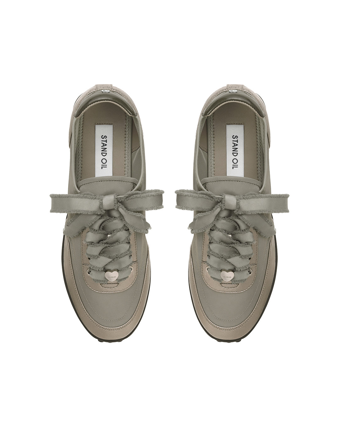 Sophie Flat Sneakers  / Metallic Gray
