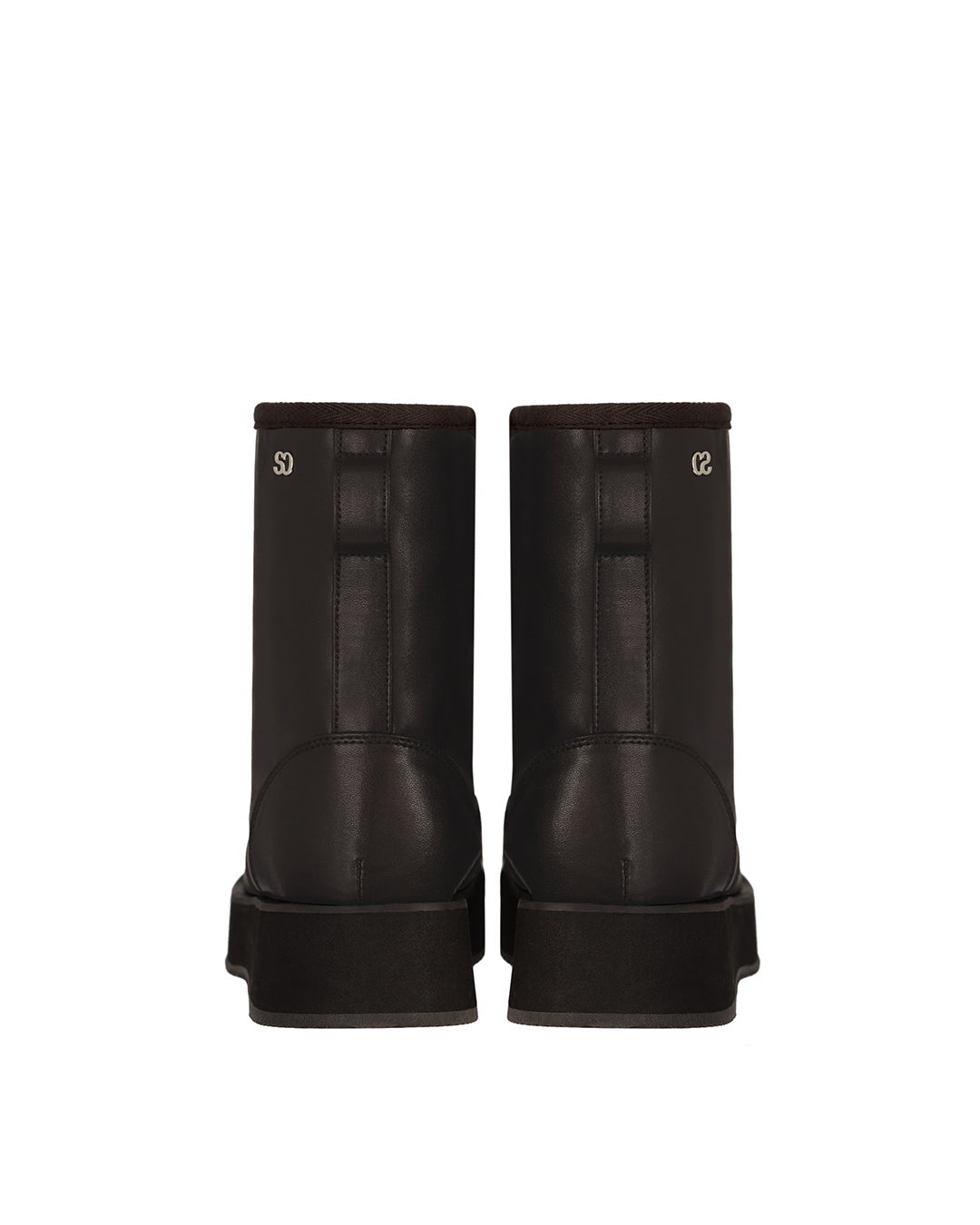 Hatched Winter Boots / Marron