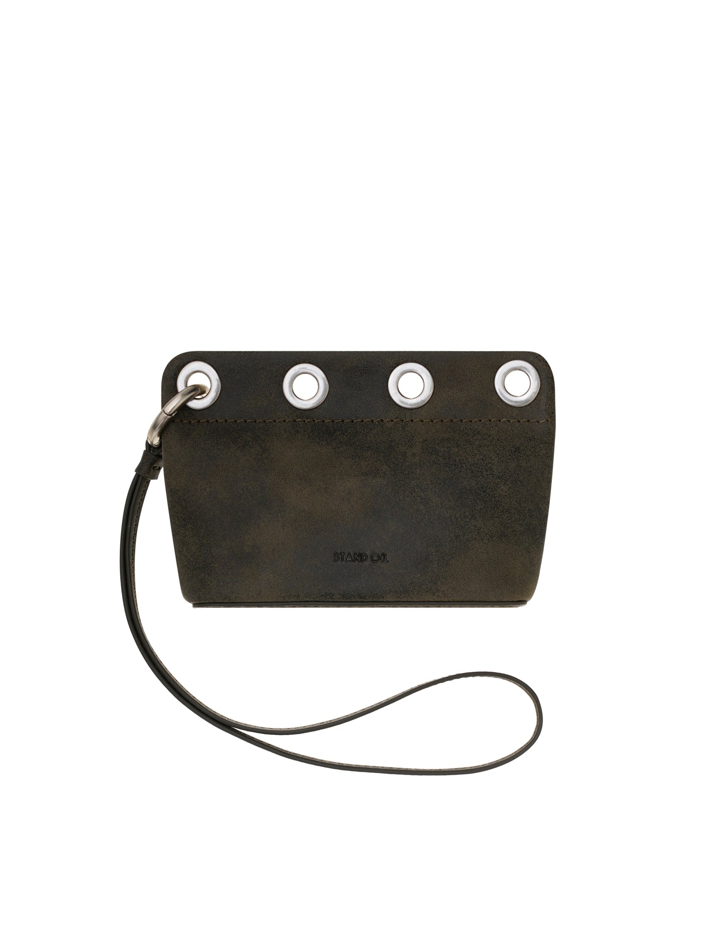 Loop Eyelet Pouch / Washed Brown