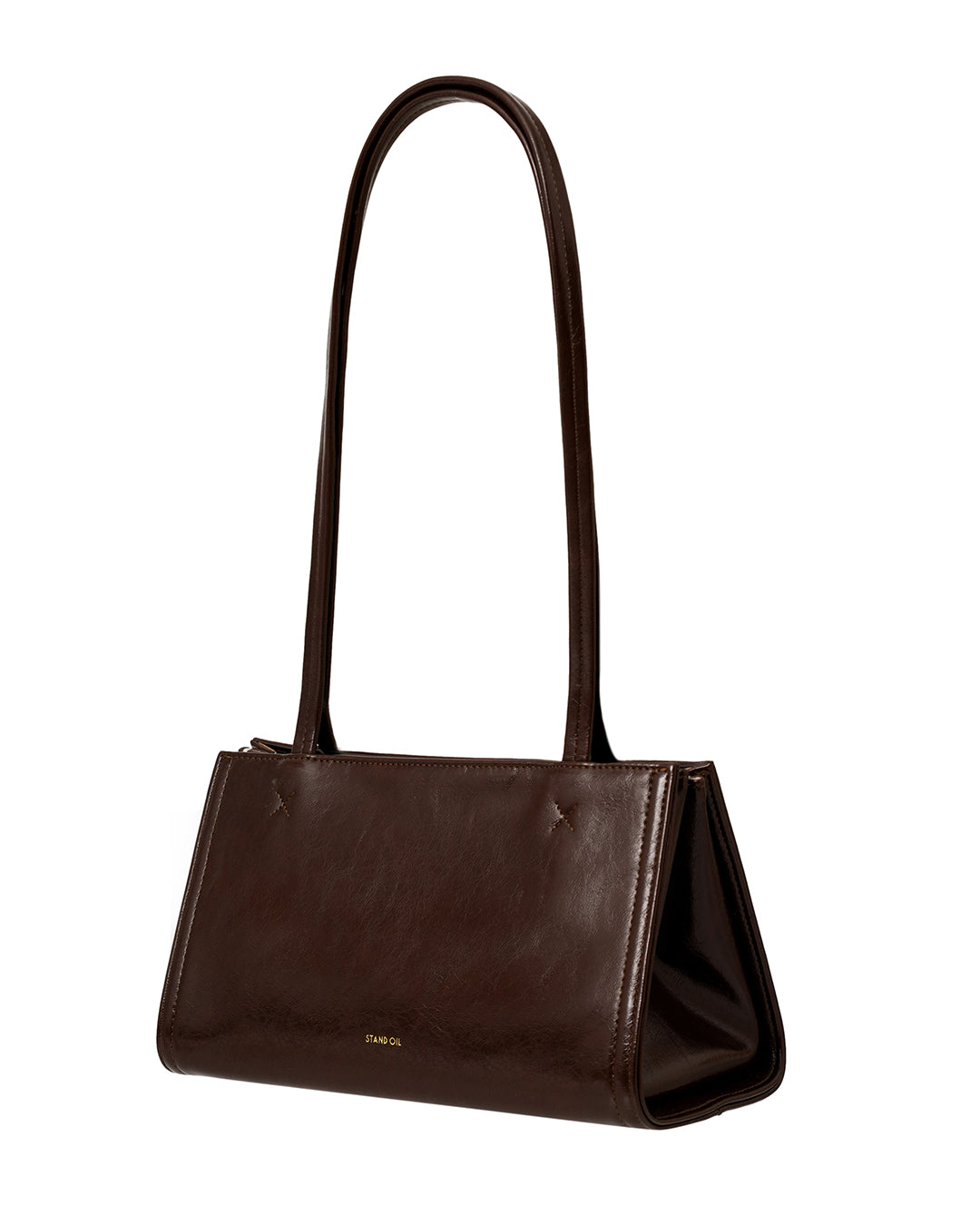 Oblong Bag Tiny / Marron
