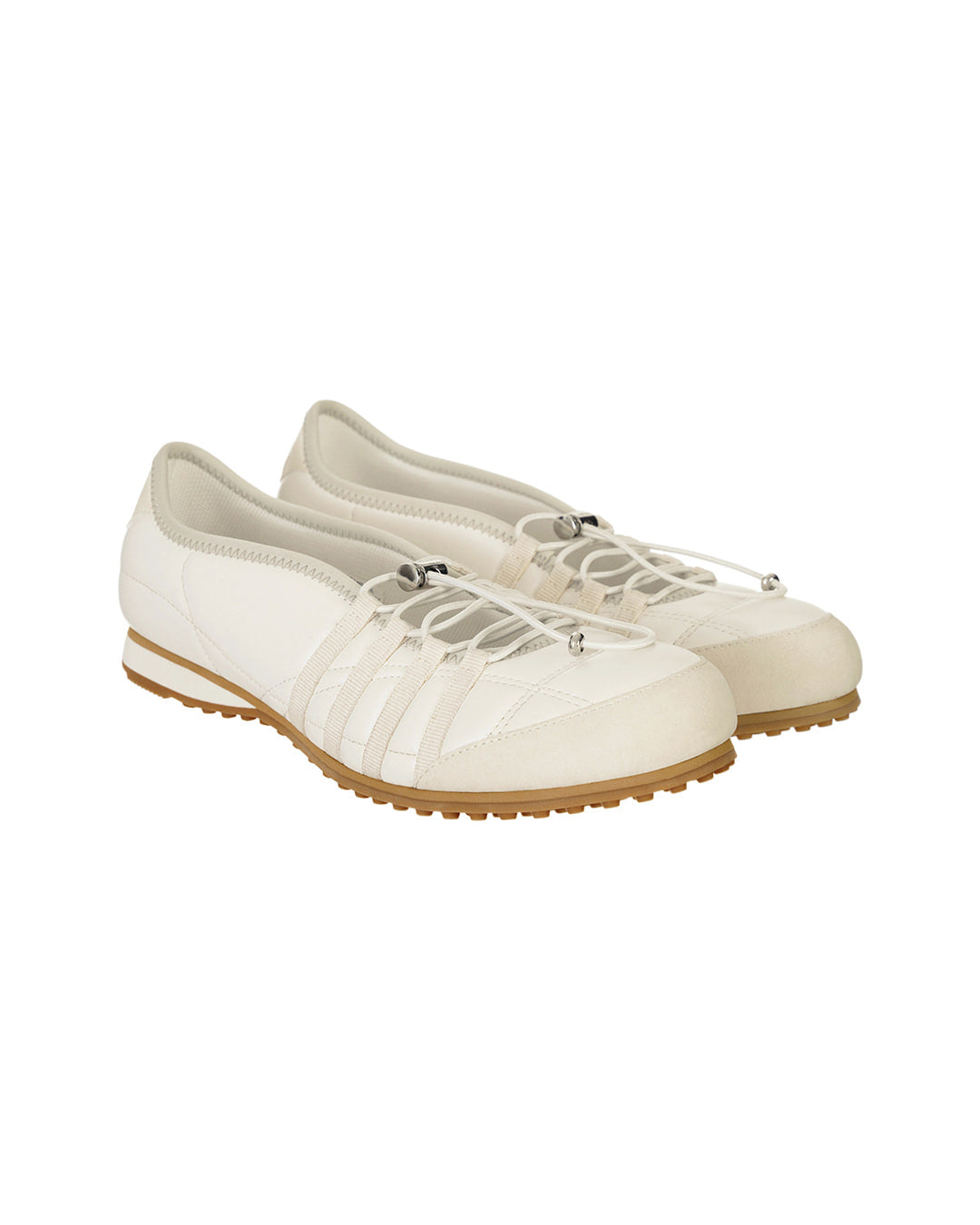 Tie Maryjane Sneakers / Cream