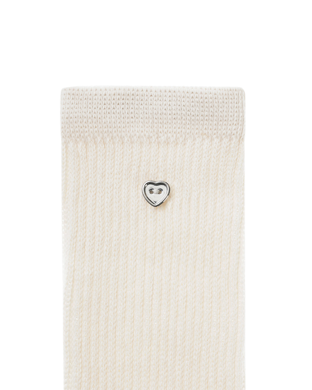 Heart Button Knee Socks