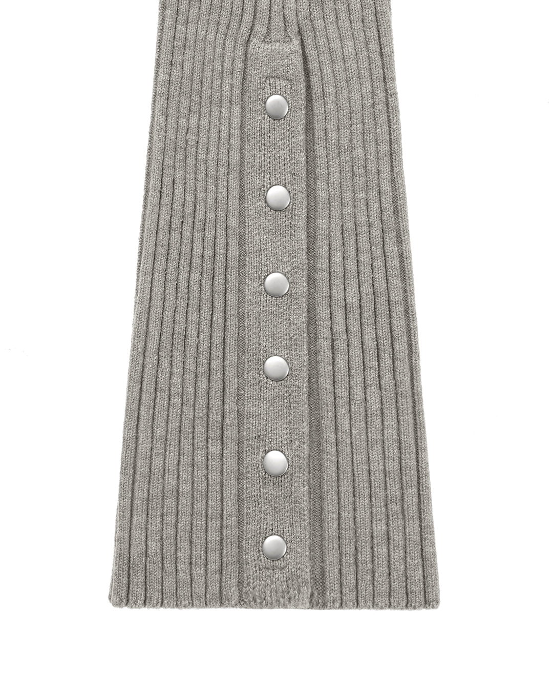 Snap Knit Leg Warmer / Gray