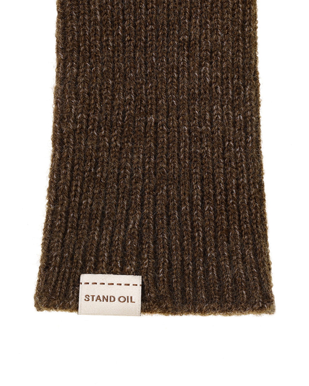 Heart Ring Knit Gloves / Brown