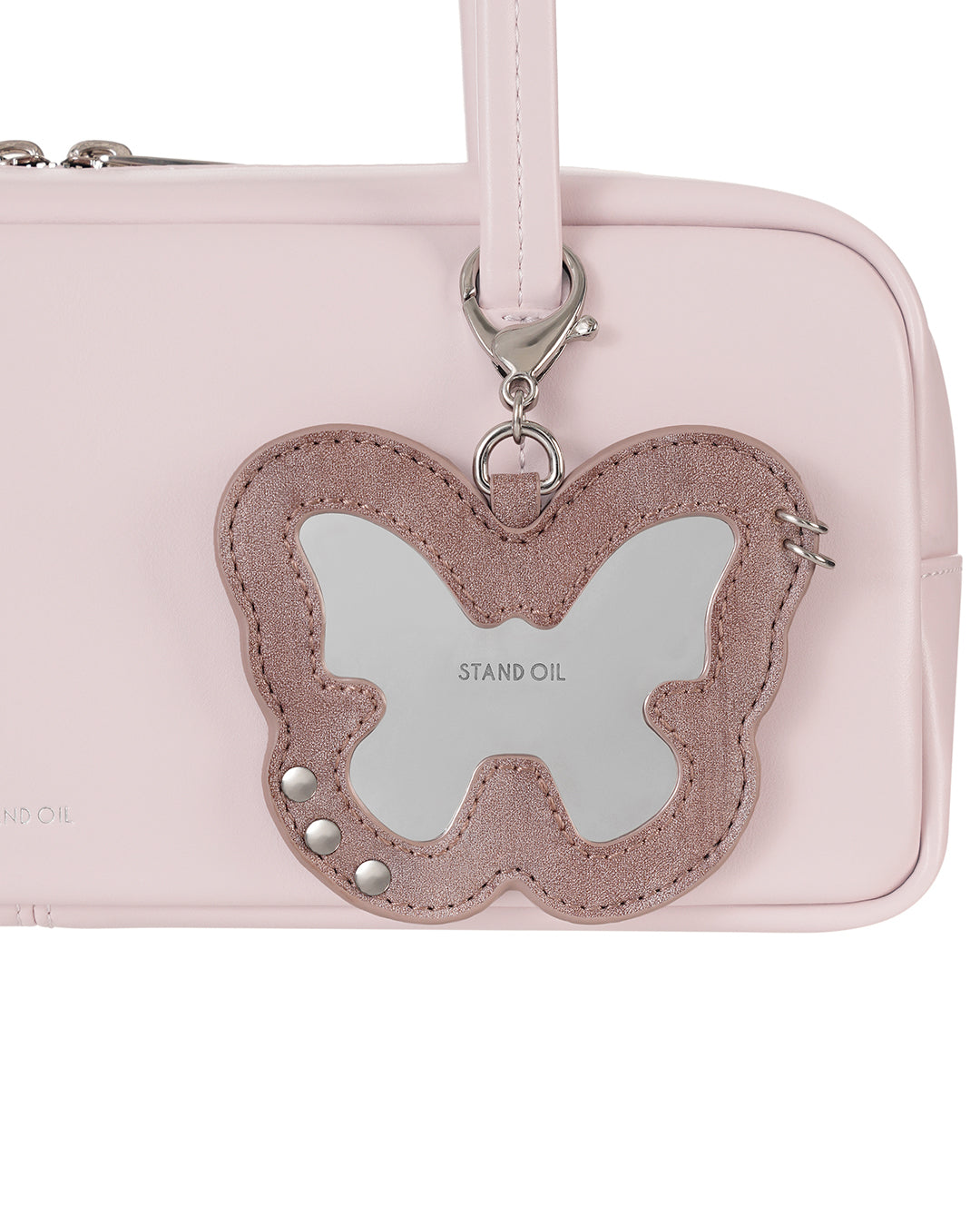 Fleeting Mirror Keyring / Pink