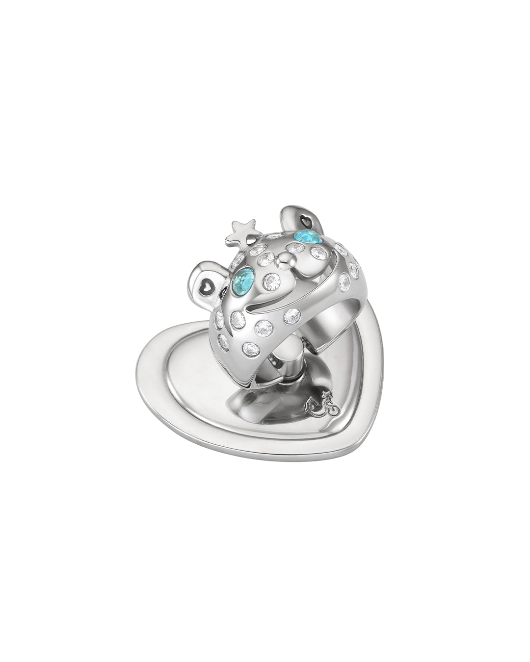 Princess Bear Grip Ring / Silver