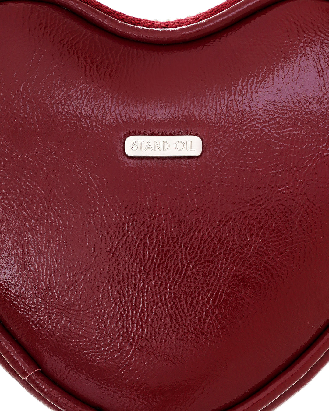 Heart Pods Keyring / Red Wine