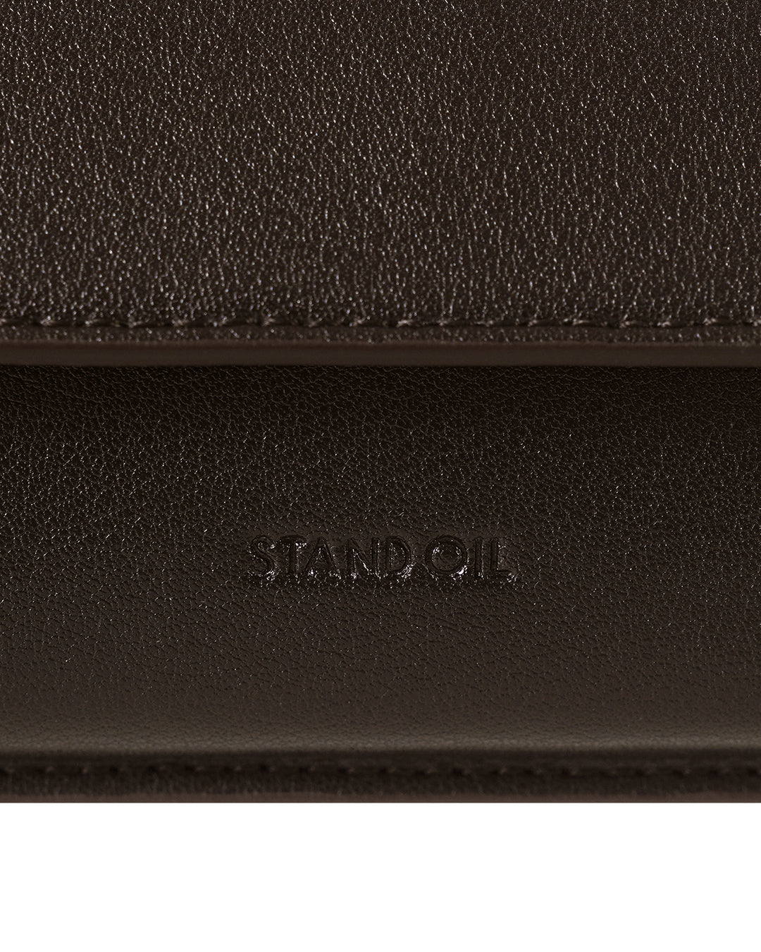 Chubby Zipper Wallet / Marron