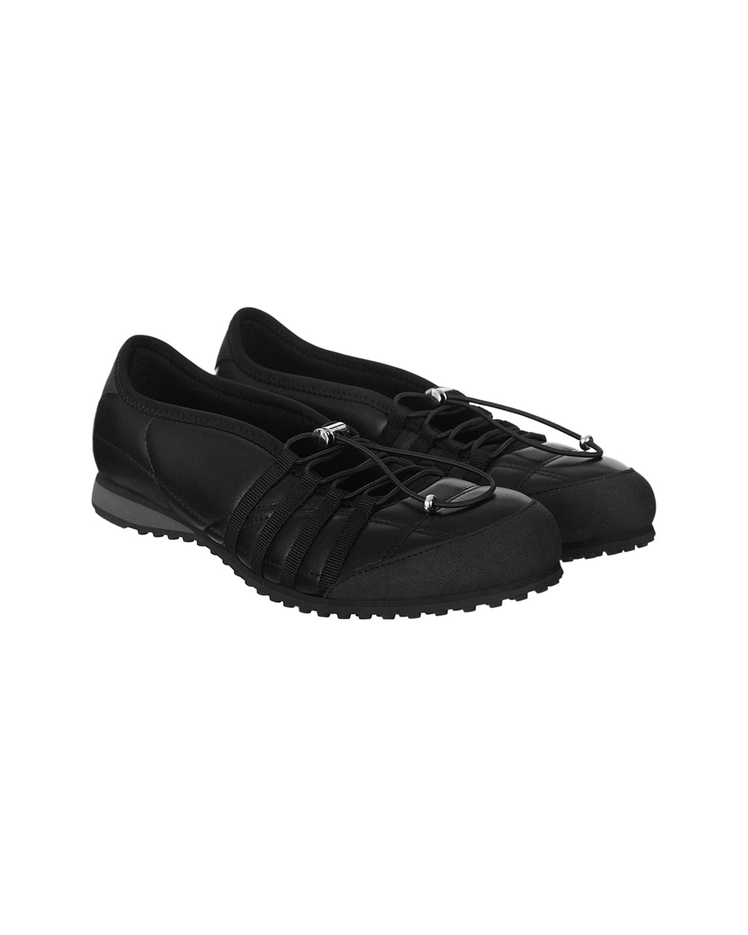 Tie Maryjane Sneakers / Black