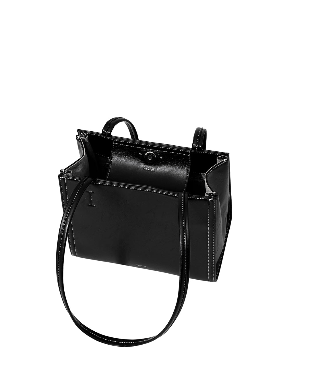 Oblong Bag Mini / Stitch Black