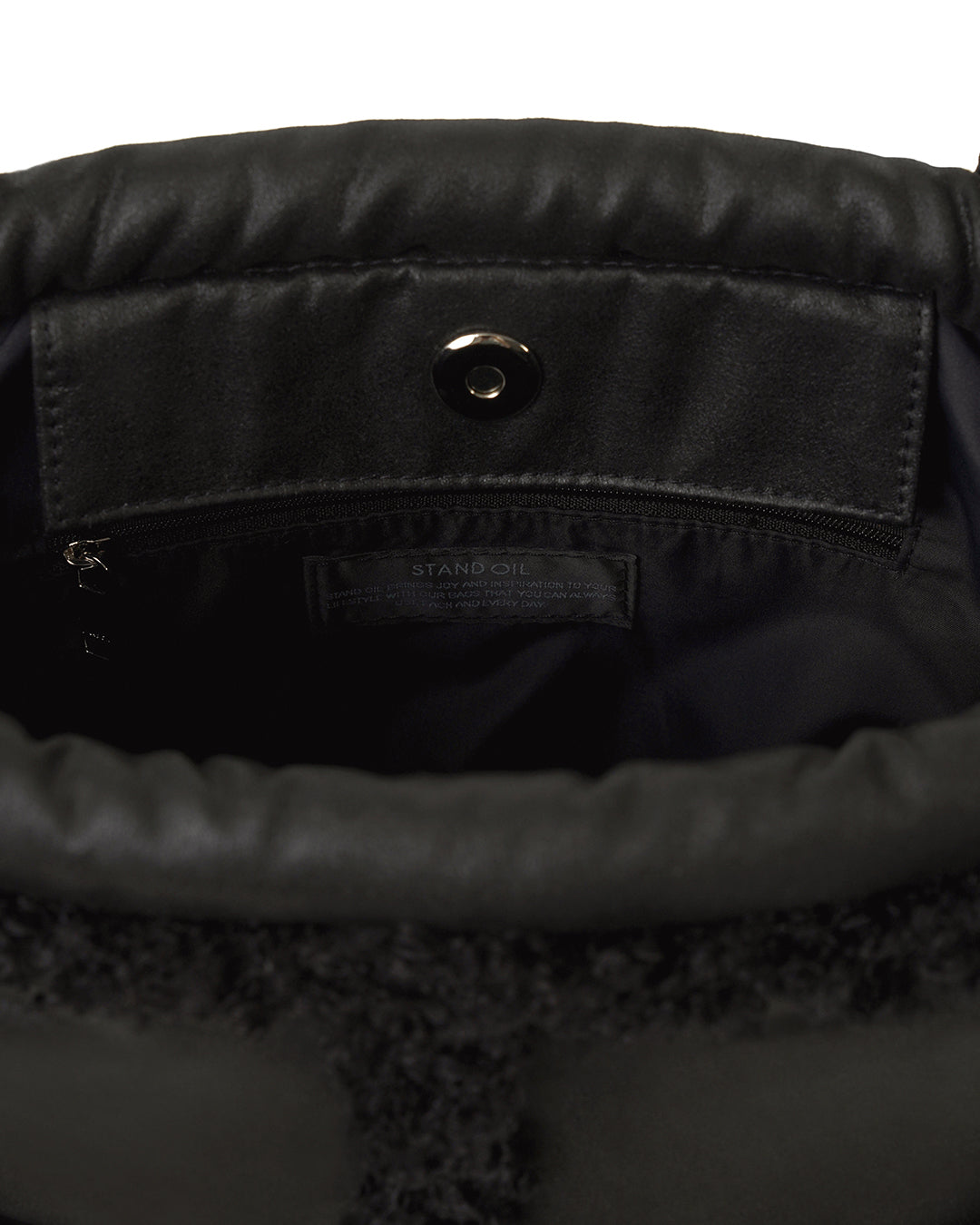 Bubble Bag Mini / Fur Black