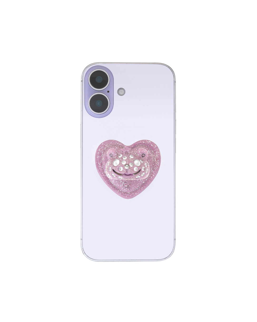 Princess Bear Grip Ring / Glitter Pink