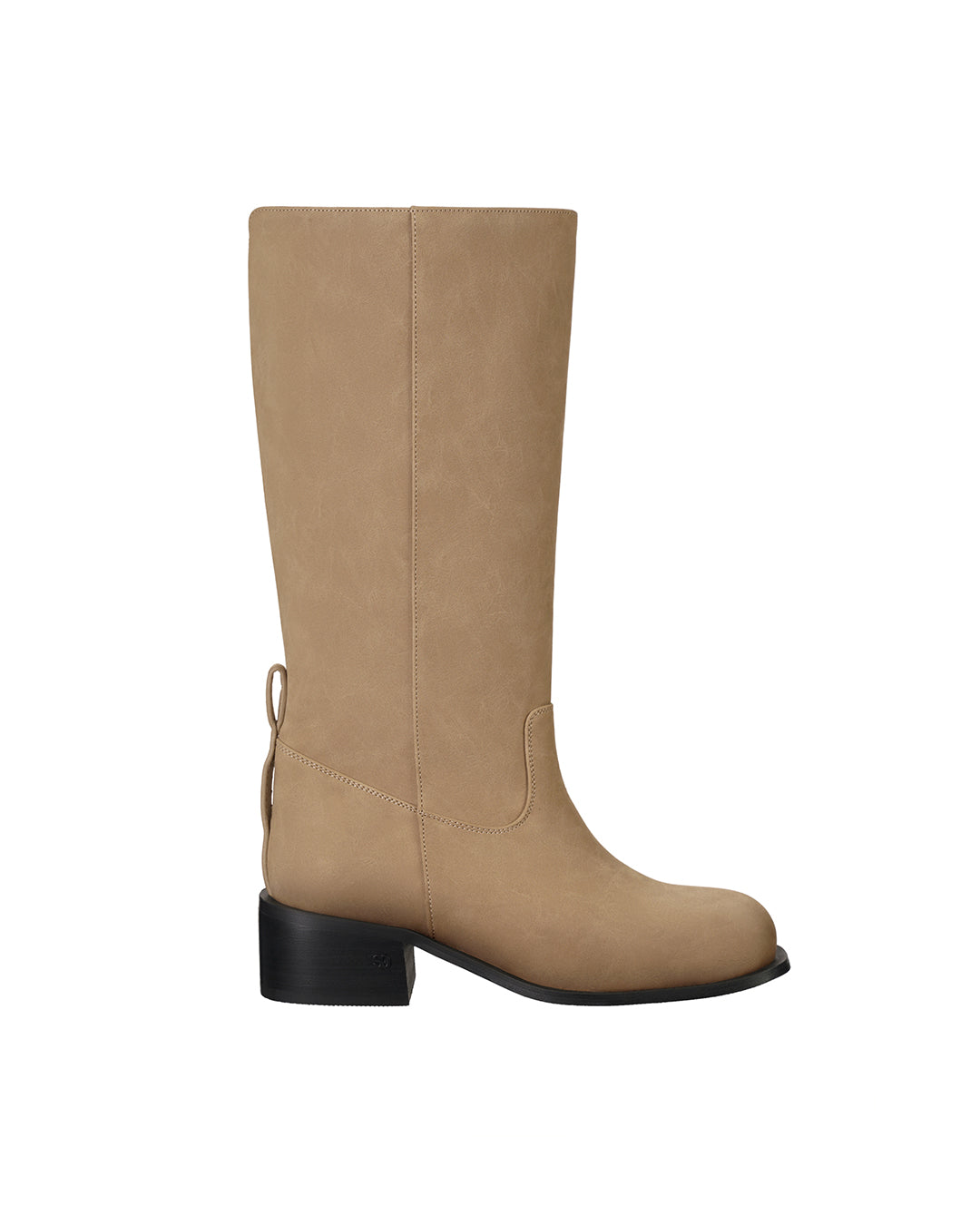 Belted Two Way Boots / Camel Beige