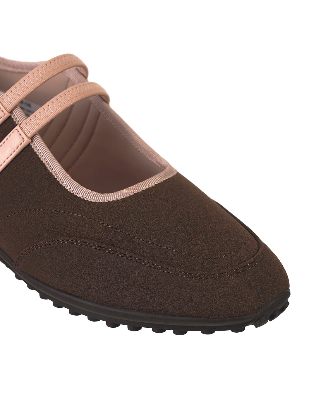 Strap Mary Jane Sneakers / Brown Combi