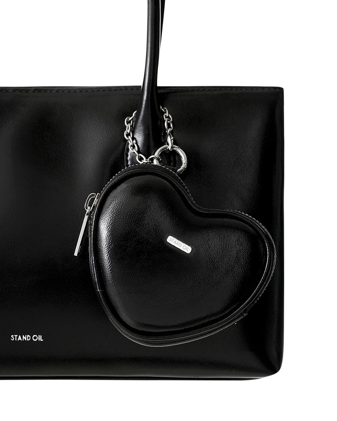 Heart Pods Keyring / Black