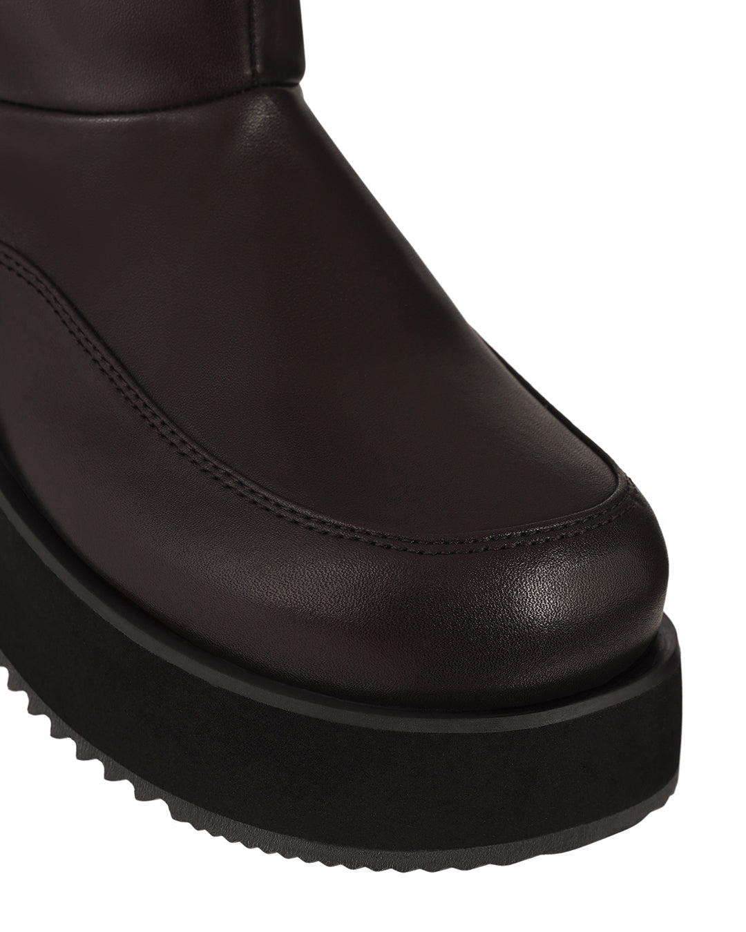 Hatched Winter Boots / Marron