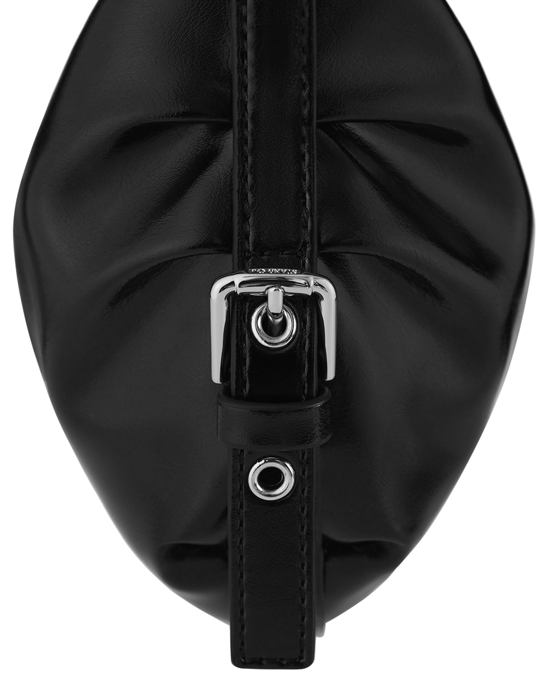 Belted Round Bag / Black