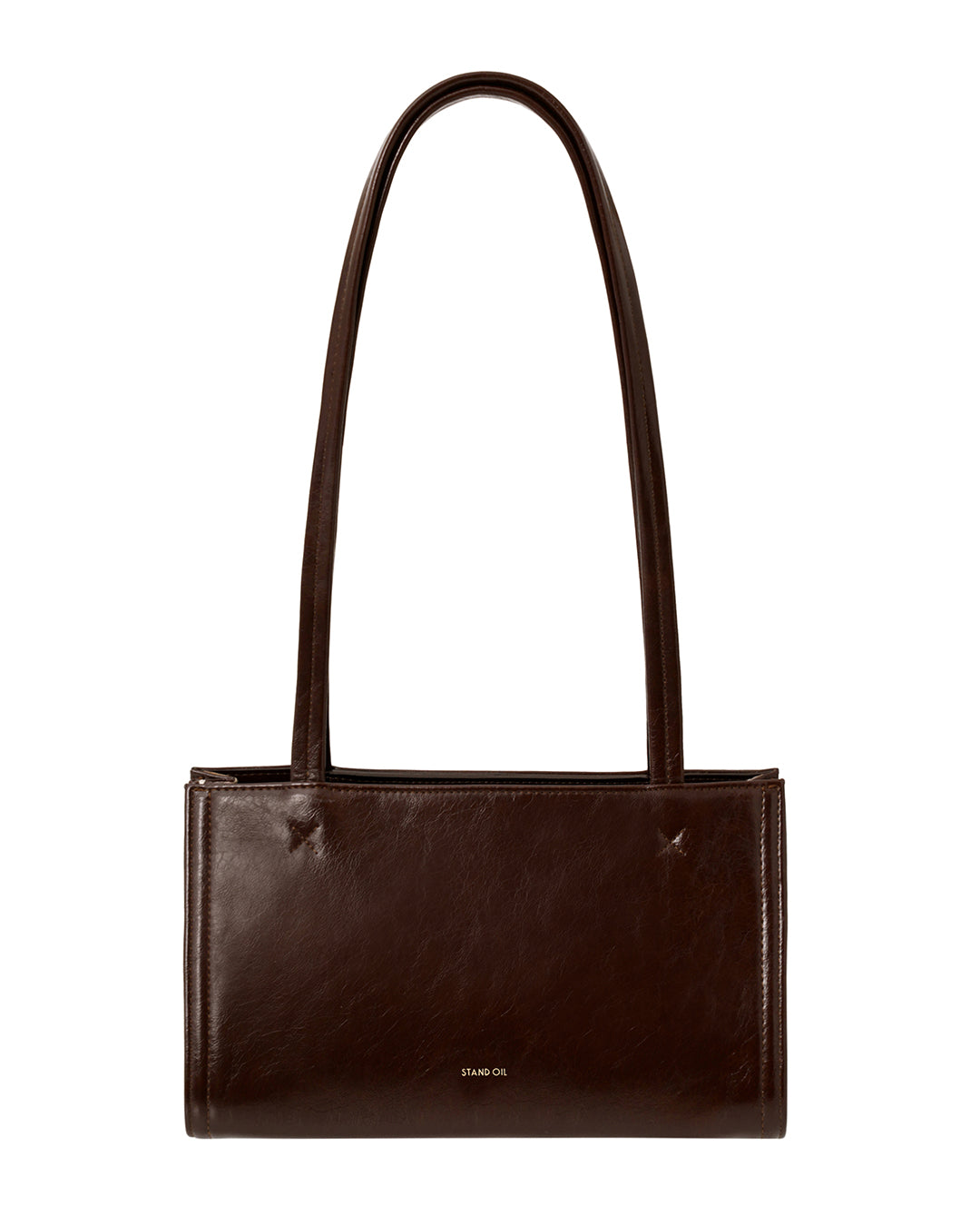 Oblong Bag Tiny / Marron