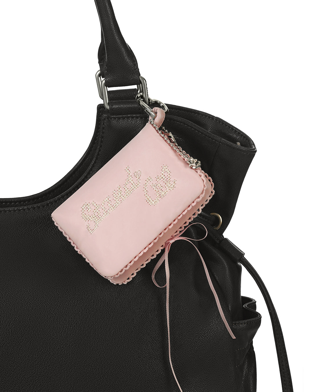 Memory Fluffy Keyring / Pink
