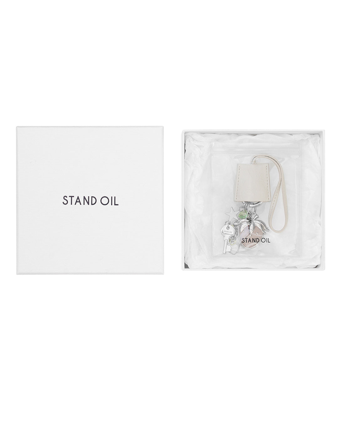 Pop Mix Keyring / Misty White