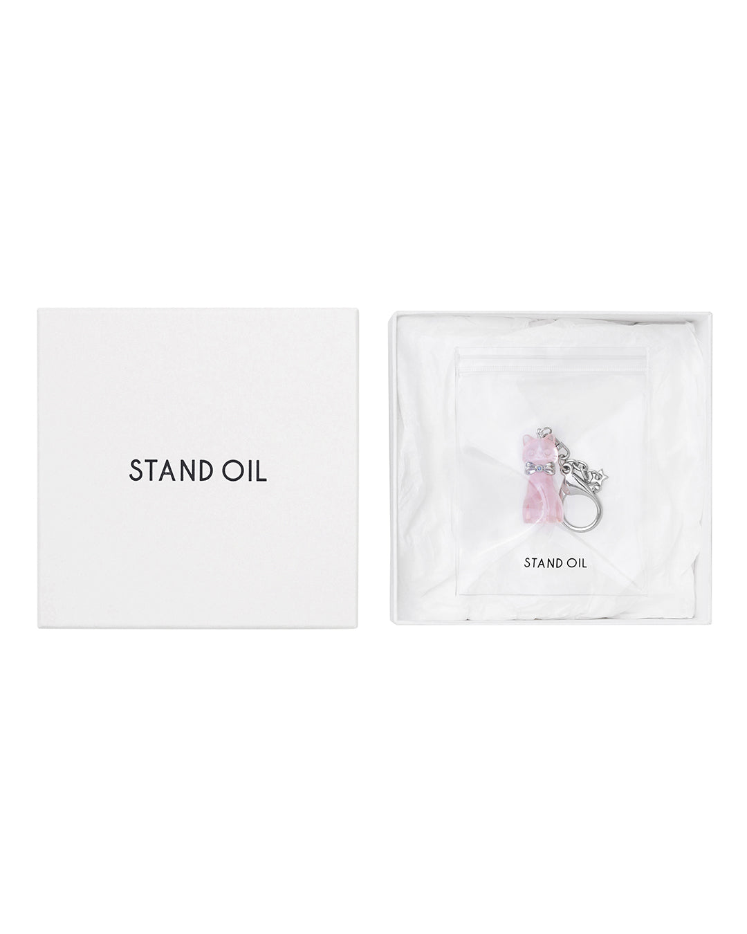 STAND Cat Charm / Baby Pink