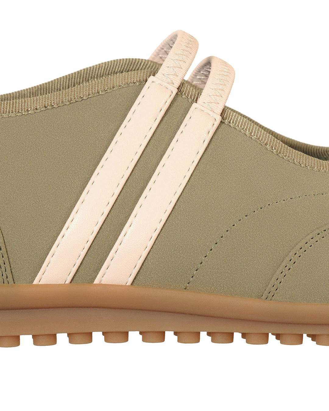 Strap Mary Jane Sneakers / Khaki Combi