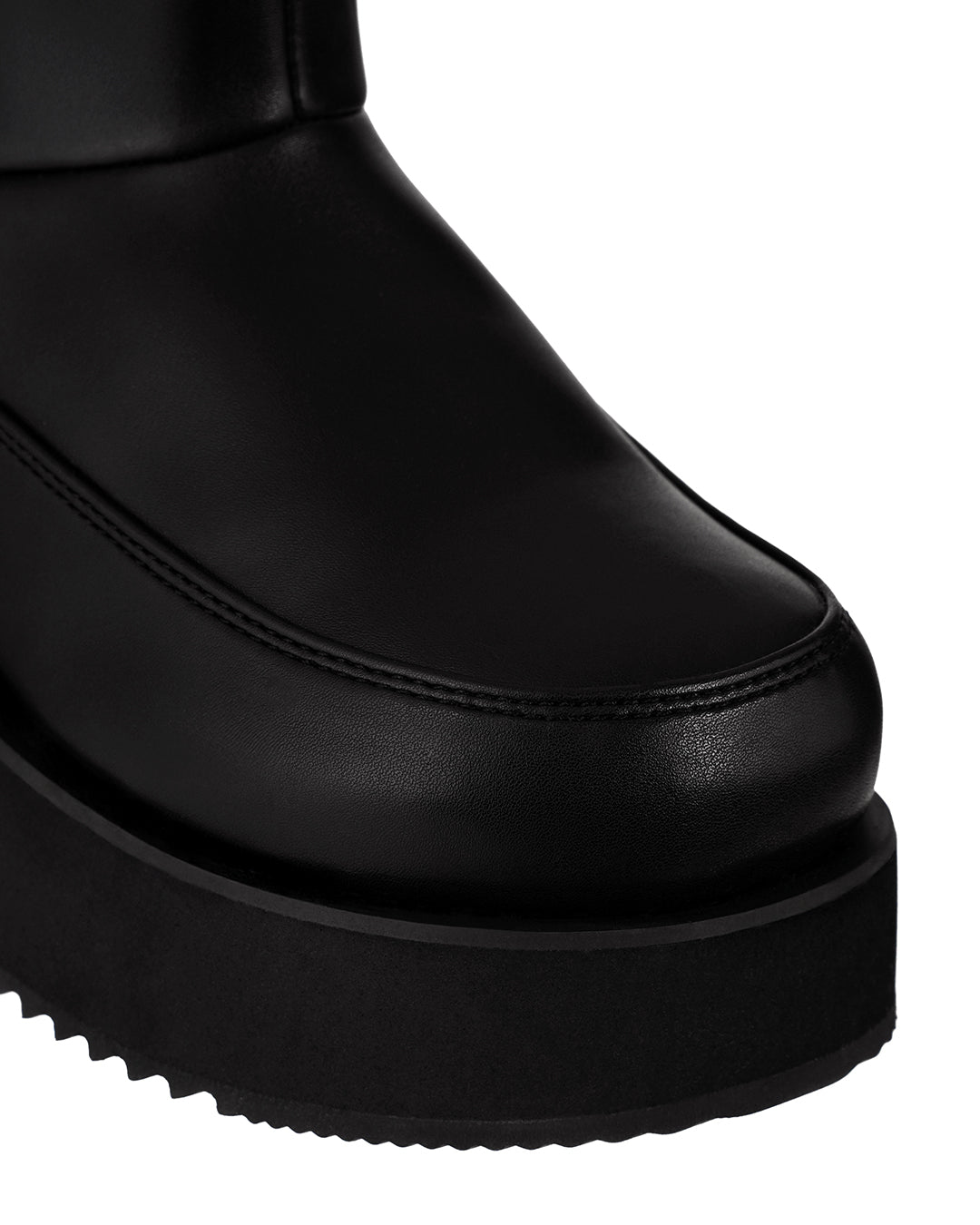 Hatched Winter Short Boots / Black