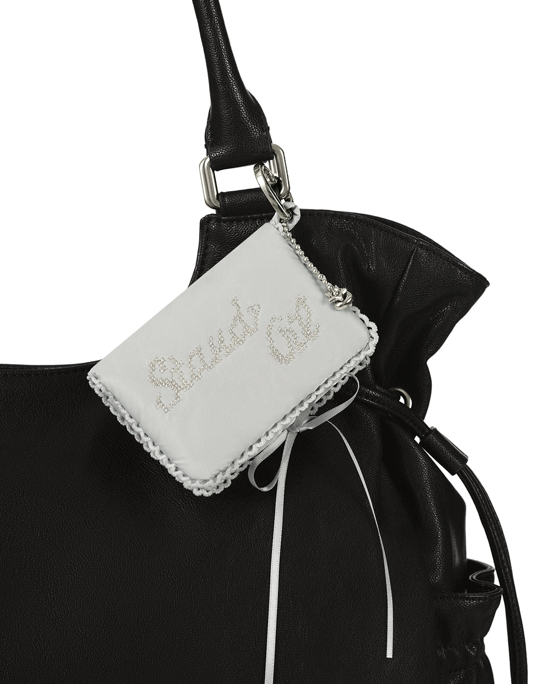 Memory Fluffy Keyring / Silver