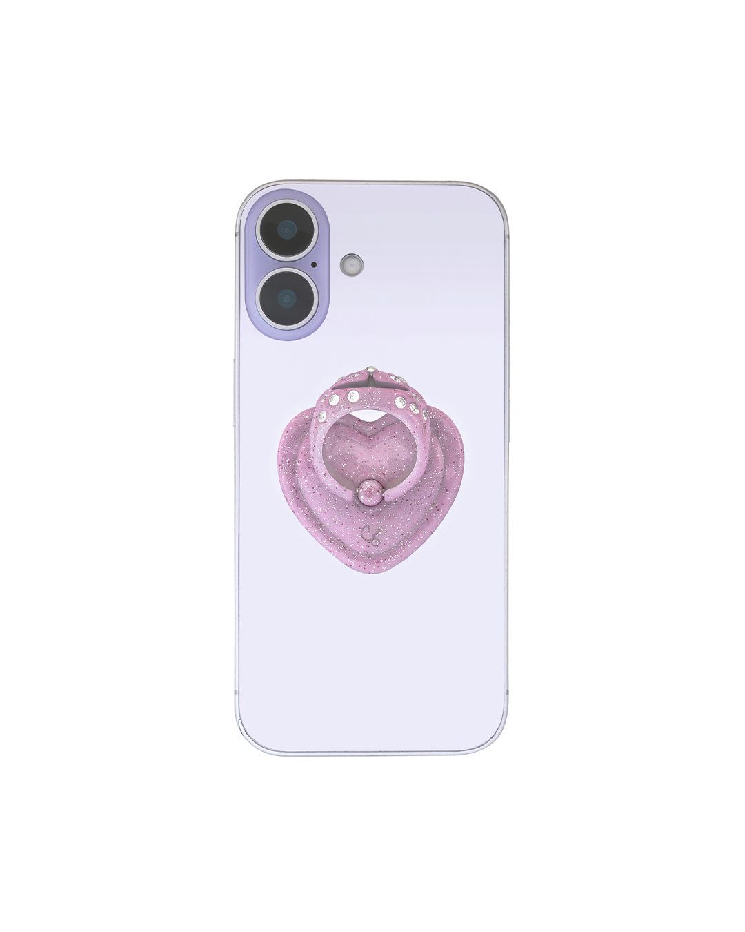 Princess Bear Grip Ring / Glitter Pink
