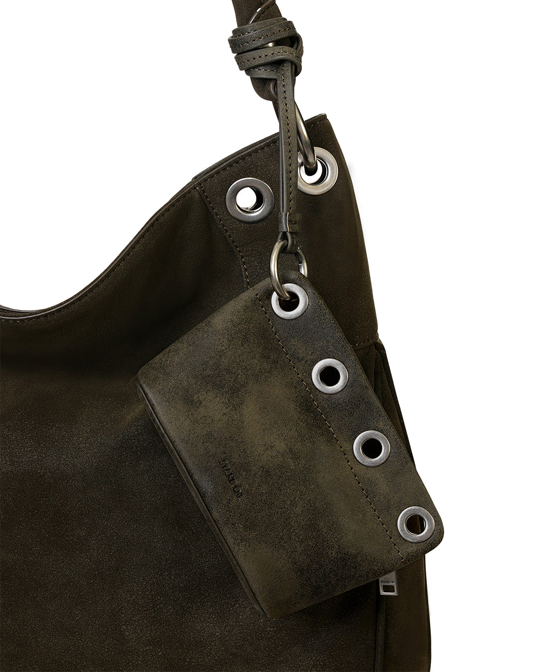 Loop Eyelet Pouch / Washed Brown