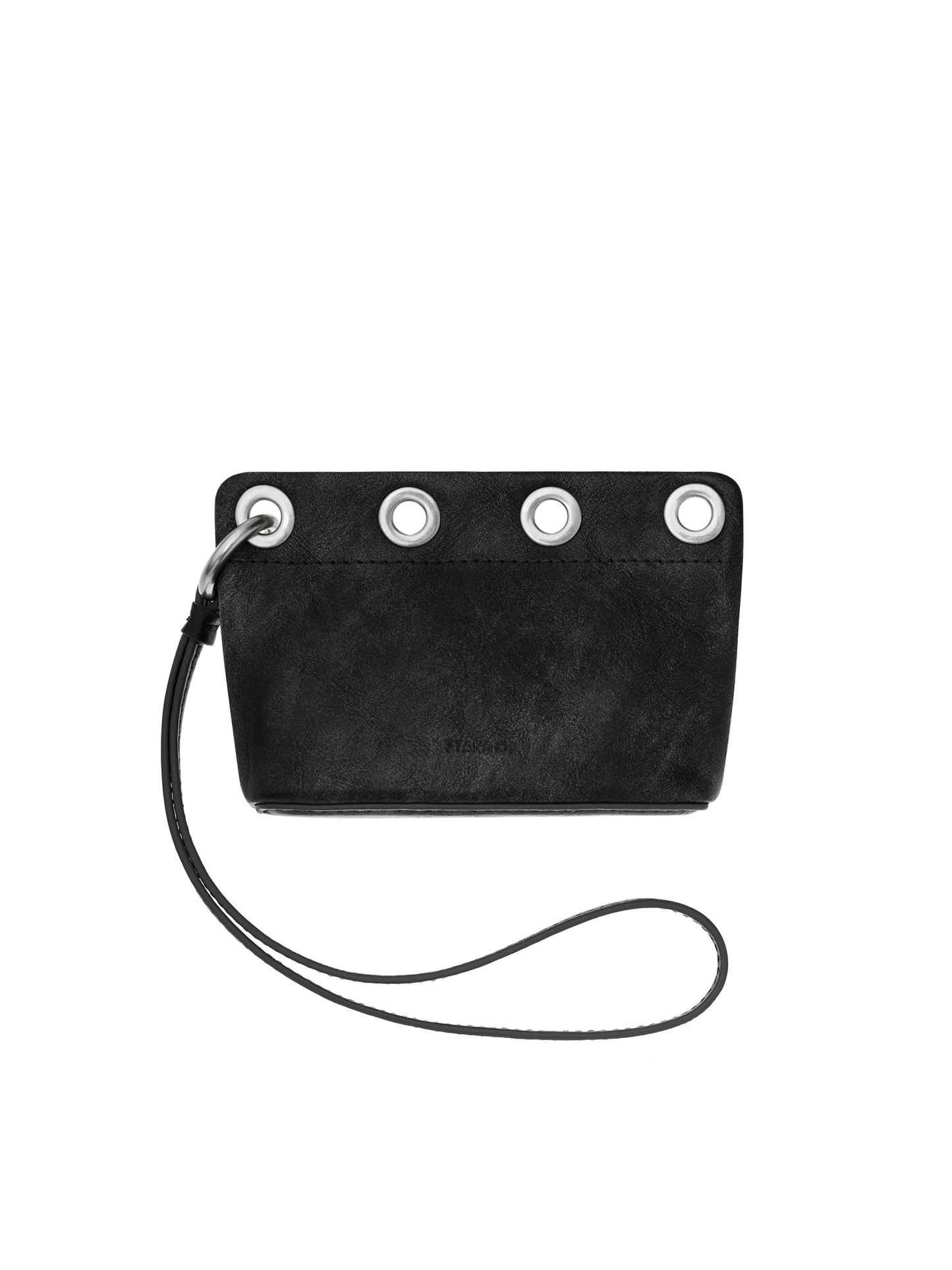 Loop Eyelet Pouch / Dark Gray