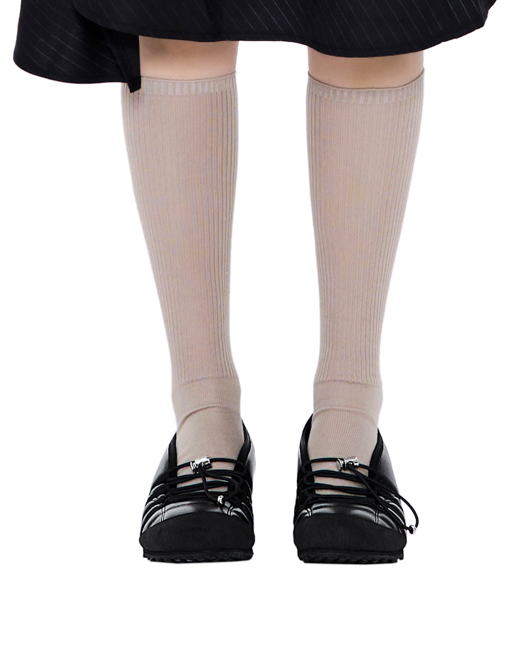 Tie Maryjane Sneakers / Black