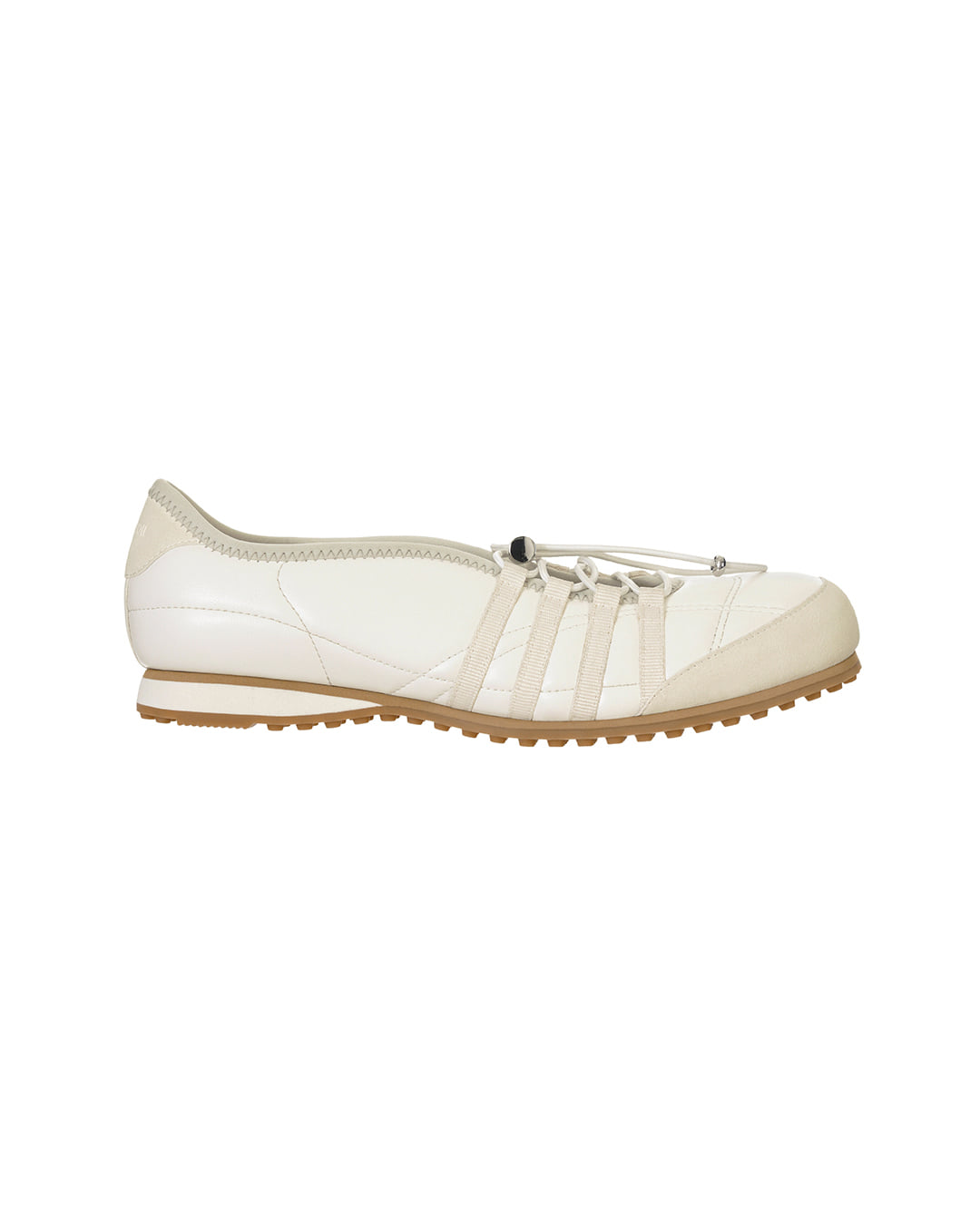 Tie Maryjane Sneakers / Cream